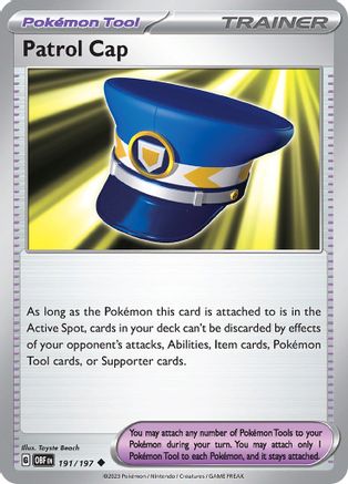 Patrol Cap (191) [SV03 Obsidian Flames] - Uncommon