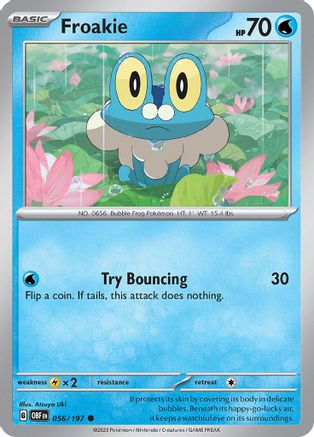 Froakie (056) [SV03 Obsidian Flames] - Common
