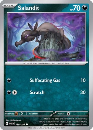 Salandit (139) [SV03 Obsidian Flames] - Common