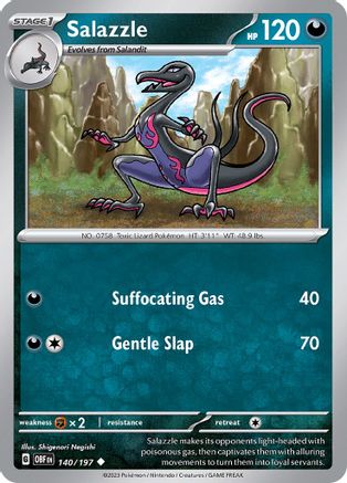 Salazzle (140) [SV03 Obsidian Flames] - Uncommon