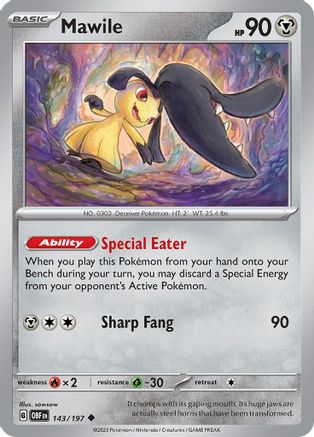 Mawile (143/197) [SV03 Obsidian Flames] Reverse Holofoil - Uncommon