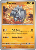 Rhyhorn (111) [SV Scarlet & Violet 151] - Common