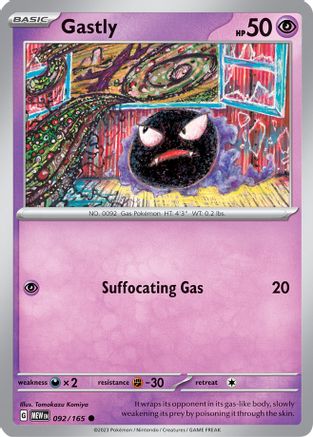 Gastly (092) [SV Scarlet & Violet 151] Reverse Holofoil - Common