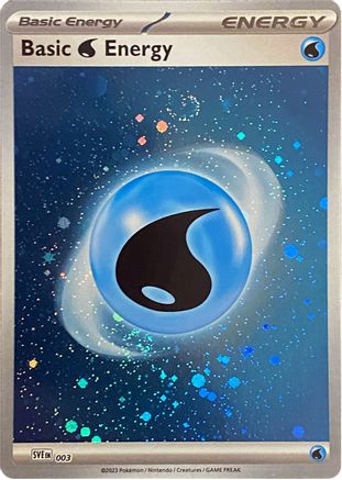 Basic Water Energy (Cosmos Holo) (003) [SVE Scarlet & Violet Energies] Holofoil - Common