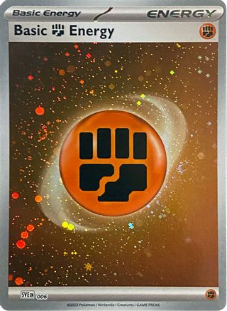 Basic Fighting Energy (Cosmos Holo) (006) [SVE Scarlet & Violet Energies] Holofoil - Common