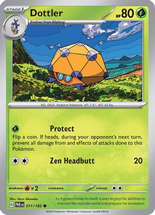 Dottler (011/182) [SV04 Paradox Rift] Reverse Holofoil - Common