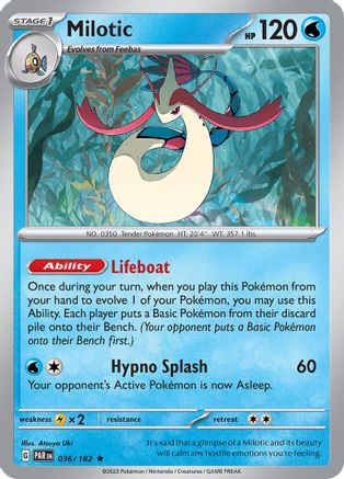 Milotic (036) [SV04 Paradox Rift] Reverse Holofoil - Rare
