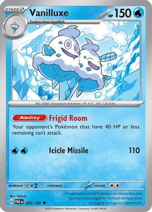 Vanilluxe (045) [SV04 Paradox Rift] - Uncommon