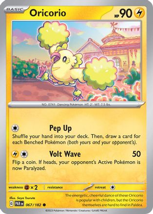 Oricorio (067) [SV04 Paradox Rift] Reverse Holofoil - Common