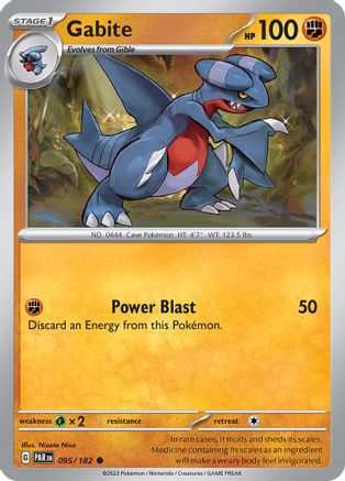 Gabite (095) [SV04 Paradox Rift] Reverse Holofoil - Common