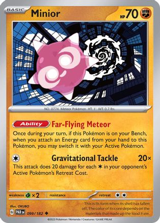 Minior (099/182) [SV04 Paradox Rift] Reverse Holofoil - Uncommon