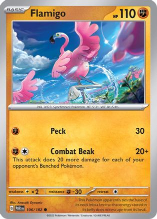 Flamigo (106) [SV04 Paradox Rift] Reverse Holofoil - Common