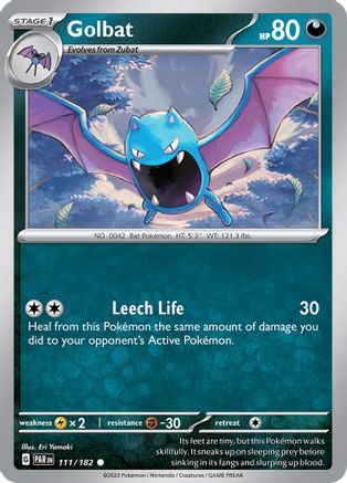 Golbat (111) [SV04 Paradox Rift] Reverse Holofoil - Common