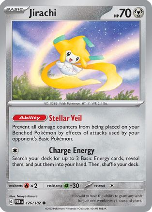 Jirachi (126) [SV04 Paradox Rift] Reverse Holofoil - Common