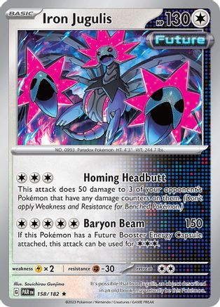 Iron Jugulis (158/182) [SV04 Paradox Rift] Holofoil - Rare