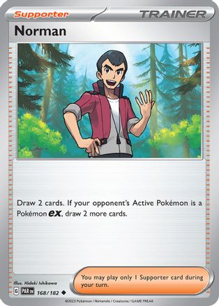 Norman (168) [SV04 Paradox Rift] Reverse Holofoil - Uncommon