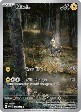 Blitzle (195/182) [SV04 Paradox Rift] Holofoil - Illustration Rare
