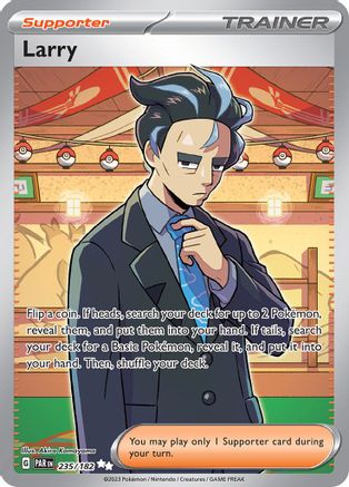 Larry (235/182) [SV04 Paradox Rift] Holofoil - Ultra Rare