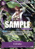 X.Drake (CS 2023 Top Players Pack) [Winner] (OP01-114) - One Piece Promotion Cards Foil