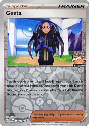 Geeta (Regional Championships) (188/197) [League & Championship Cards] Reverse Holofoil - Promo