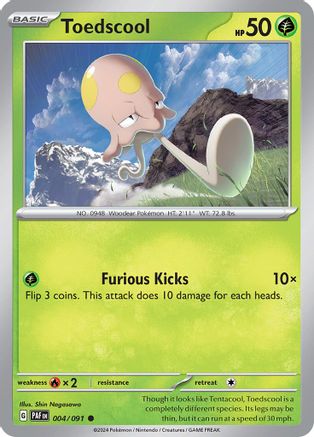 Toedscool (004/091) [SV Paldean Fates] - Common