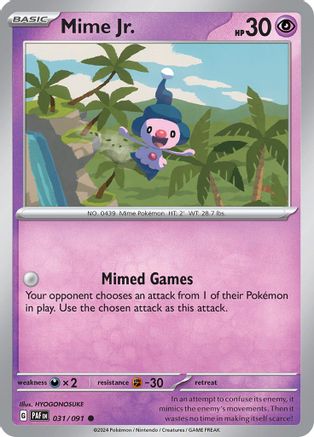 Mime Jr. (031/091) [SV Paldean Fates] - Common