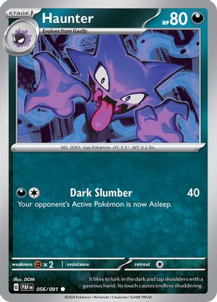 Haunter (056) [SV Paldean Fates] Reverse Holofoil - Common