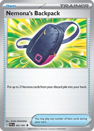 Nemona's Backpack (083) [SV Paldean Fates] - Uncommon