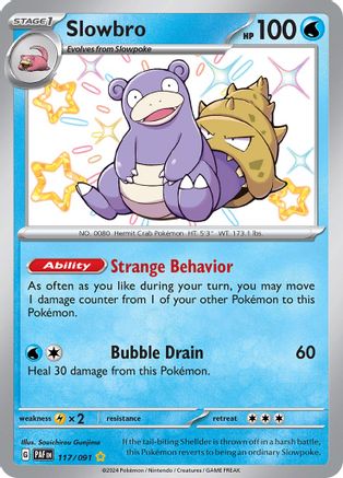 Slowbro (117) [SV Paldean Fates] Holofoil - Shiny Rare
