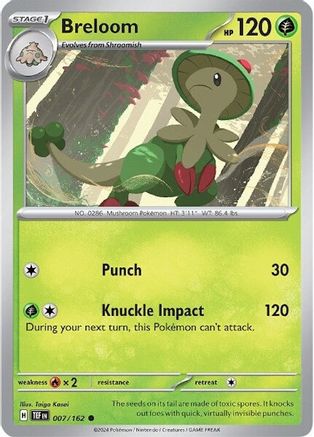 Breloom (007) [SV05 Temporal Forces] - Common