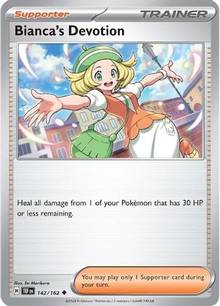 Bianca's Devotion (142/162) [SV05 Temporal Forces] Reverse Holofoil - Uncommon