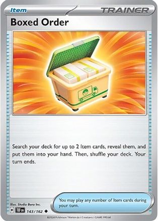Boxed Order (143) [SV05 Temporal Forces] - Uncommon