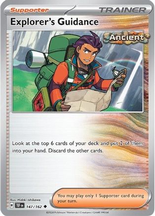 Explorer's Guidance (147/162) [SV05 Temporal Forces] Reverse Holofoil - Uncommon