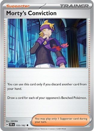 Morty's Conviction (155/162) [SV05 Temporal Forces] Reverse Holofoil - Uncommon