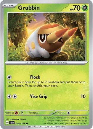Grubbin (018) [SV05 Temporal Forces] Reverse Holofoil - Common