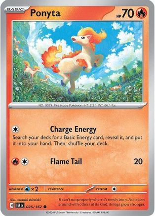 Ponyta (026) [SV05 Temporal Forces] Reverse Holofoil - Common