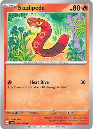 Sizzlipede (036) [SV05 Temporal Forces] Reverse Holofoil - Common