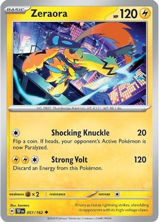Zeraora (057) [SV05 Temporal Forces] - Uncommon