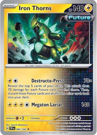 Iron Thorns (062) [SV05 Temporal Forces] Holofoil - Rare
