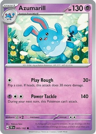 Azumarill (065) [SV05 Temporal Forces] Reverse Holofoil - Common