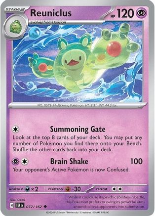 Reuniclus (072/162) [SV05 Temporal Forces] - Uncommon