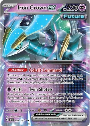 Iron Crown ex (081/162) [SV05 Temporal Forces] Holofoil - Double Rare