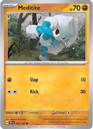 Meditite (082) [SV05 Temporal Forces] Reverse Holofoil - Common