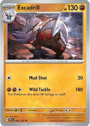 Excadrill (086/162) [SV05 Temporal Forces] - Uncommon