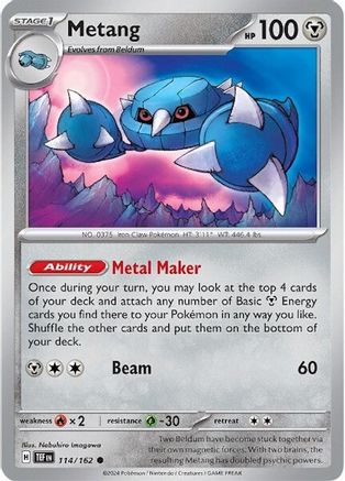 Metang (114) [SV05 Temporal Forces] Reverse Holofoil - Common