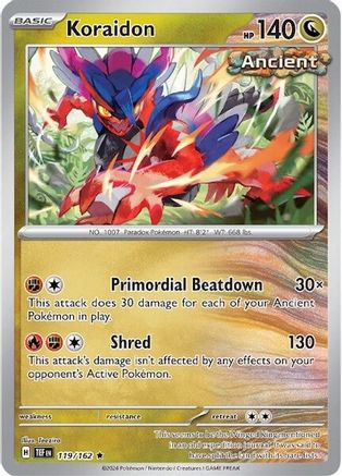Koraidon (119) [SV05 Temporal Forces] Holofoil - Rare