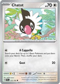 Chatot (132/162) [SV05 Temporal Forces] Reverse Holofoil - Common