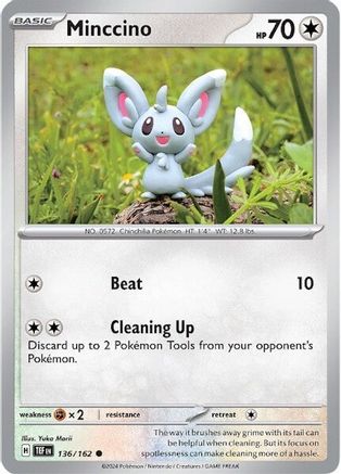 Minccino (136/162) [SV05 Temporal Forces] - Common