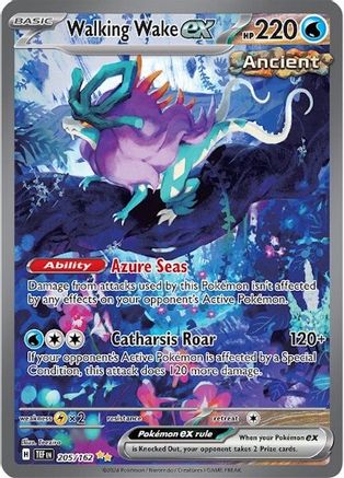 Walking Wake ex (205/162) [SV05 Temporal Forces] Holofoil - Special Illustration Rare
