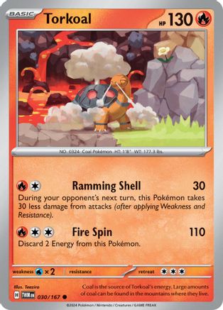 Torkoal (030/167) [SV06 Twilight Masquerade] - Common